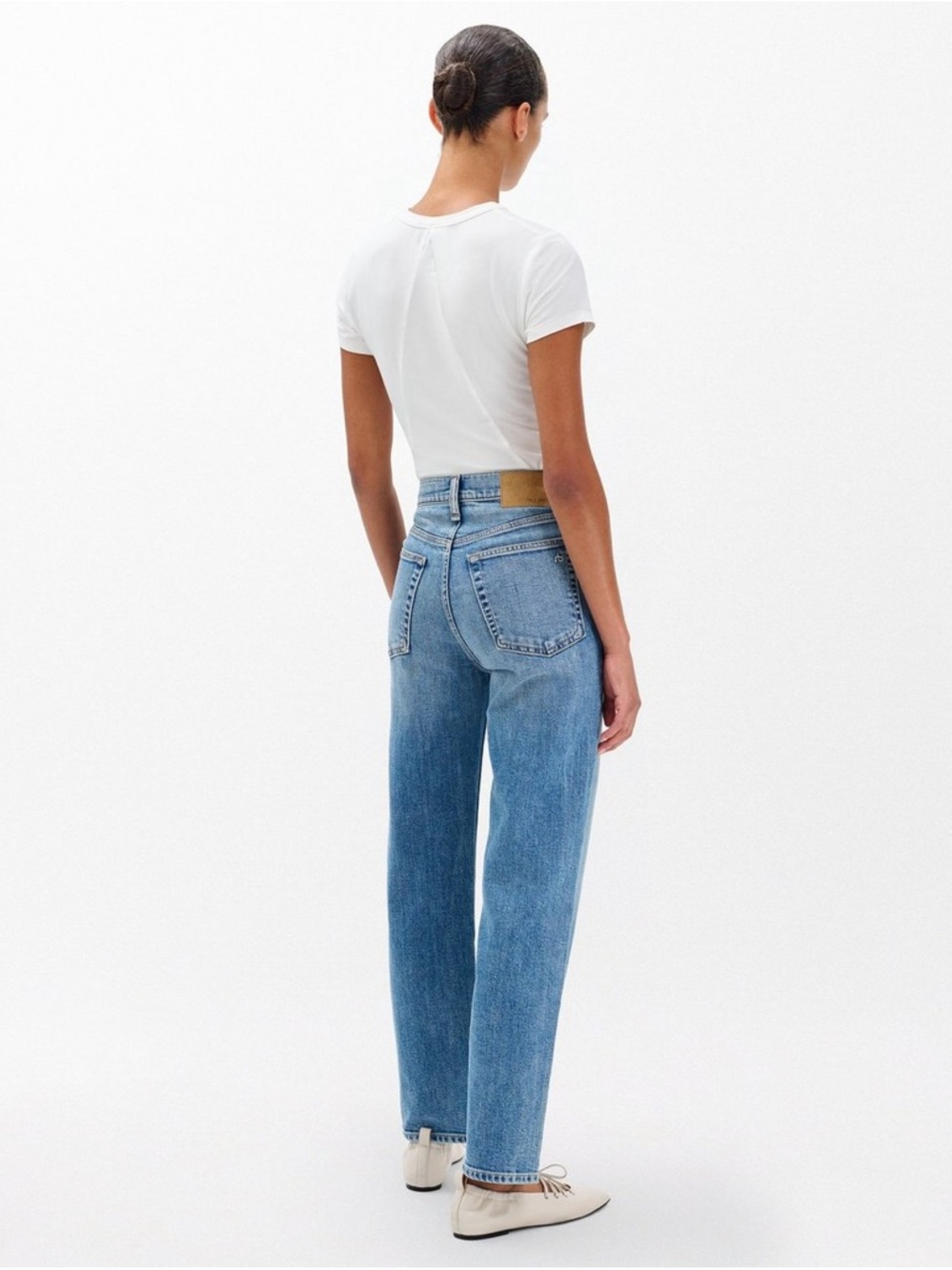 rag & bone Harlow Ankle Straight Jeans - Picture 6 of 10